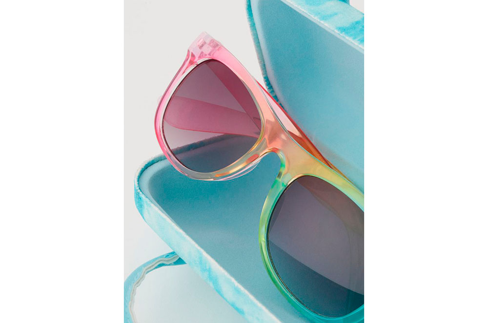 Ulleres de sol amb estampat Tie Dye