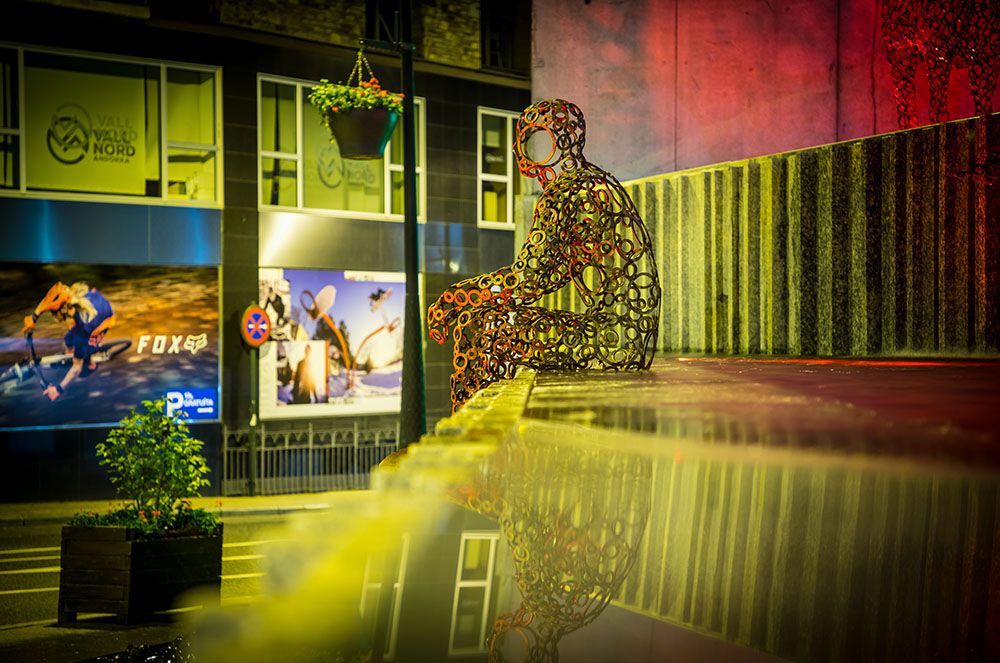 Escultura de Toni Cruz a La Massana