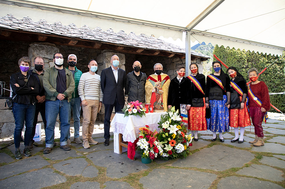 Autoritats a la Diada de Sant Miquel d'Engolasters