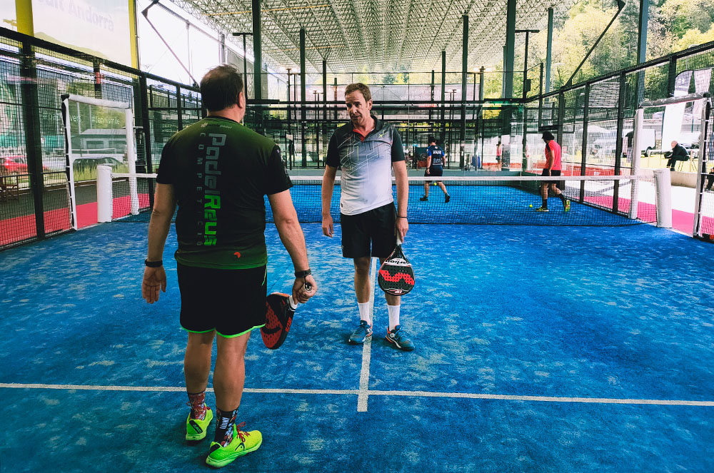 Pista de pàdel al Torneig Avis