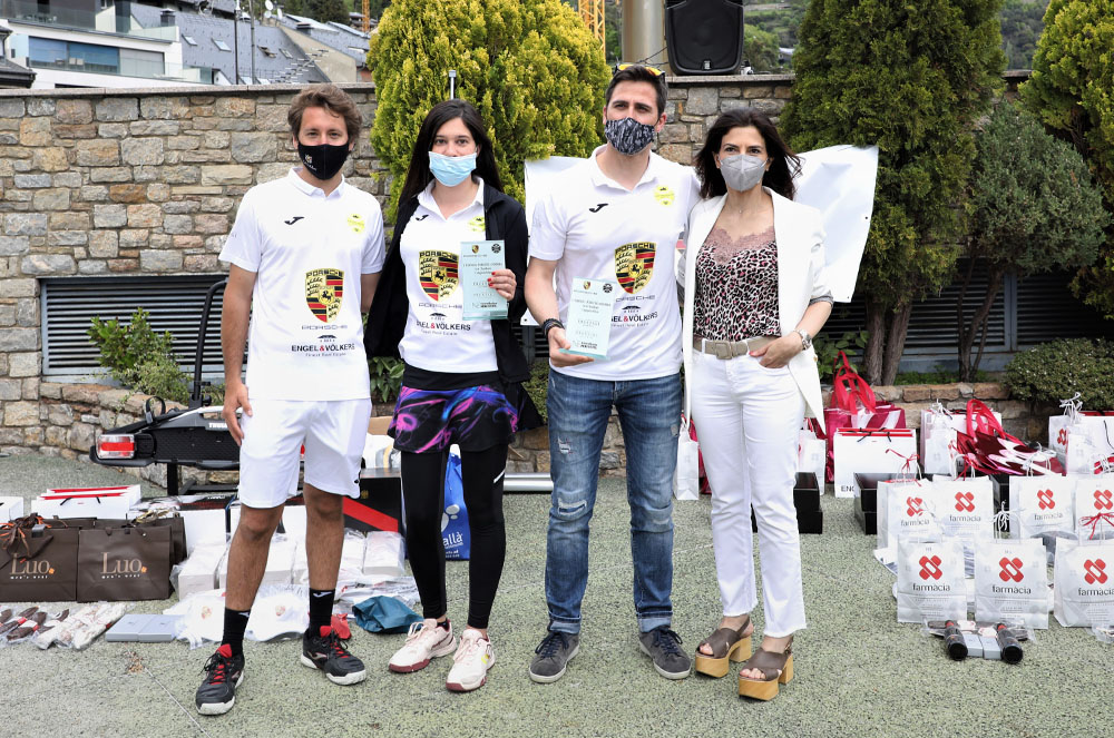 Premis al torneig de pàdel Centre Porsche Andorra