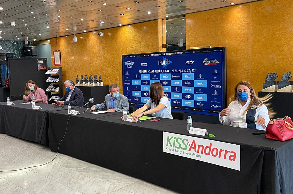 Roda de Premsa prèvia al mundial de Trial