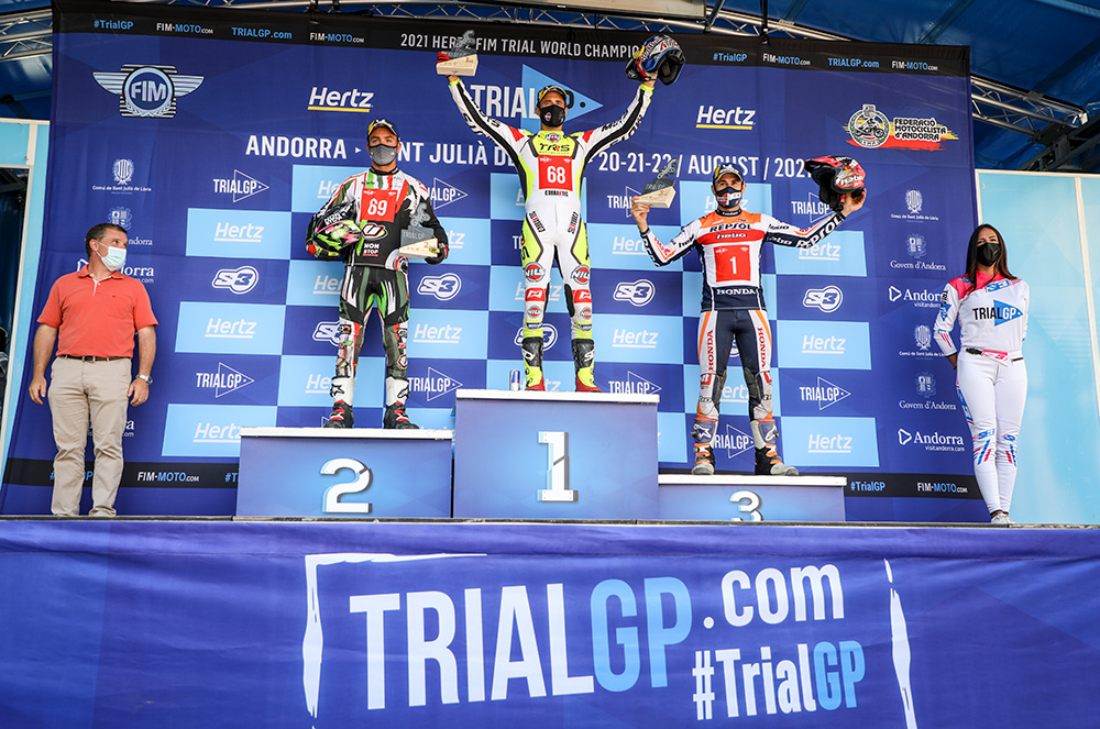 Podi amb adam raga com a guanyador