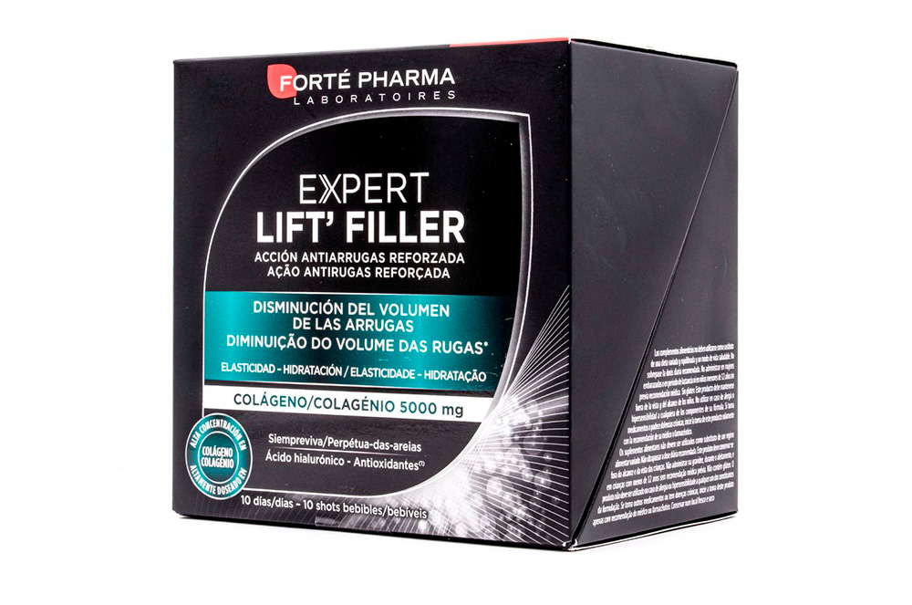 Ampolles Expert lift filler dels laboratoris Forté Pharma