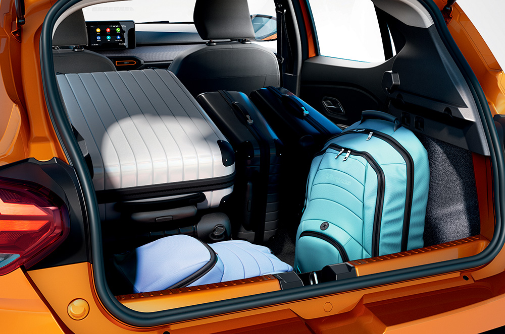 Espai interior del Dacia Sandero