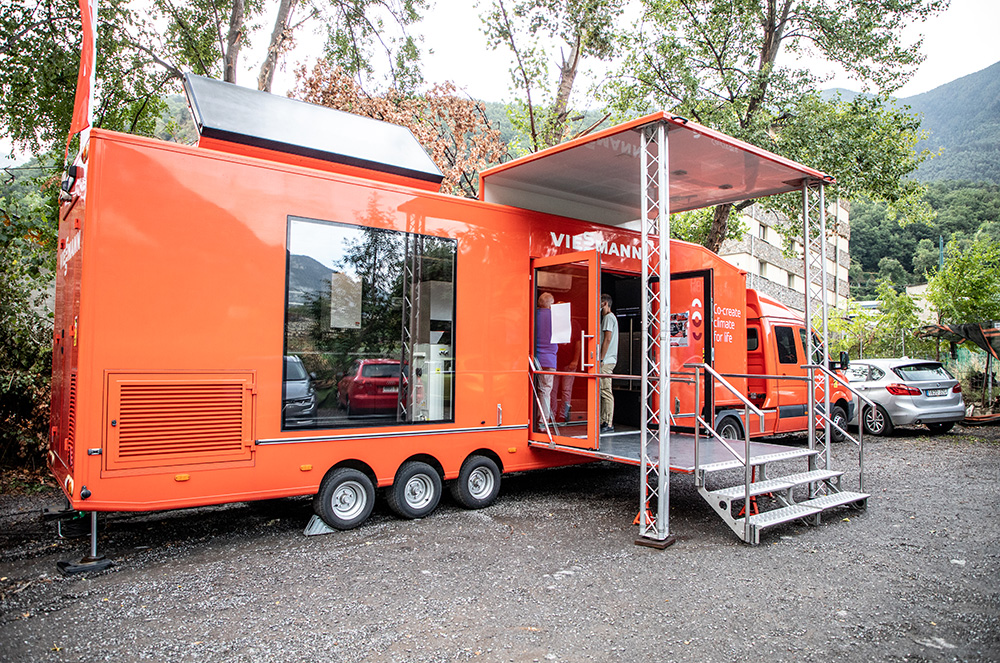 Camió del Roadshow Viessmann