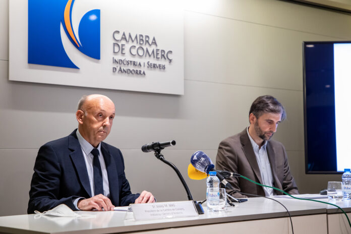 Roda de premsa de la Cambra de Comerç