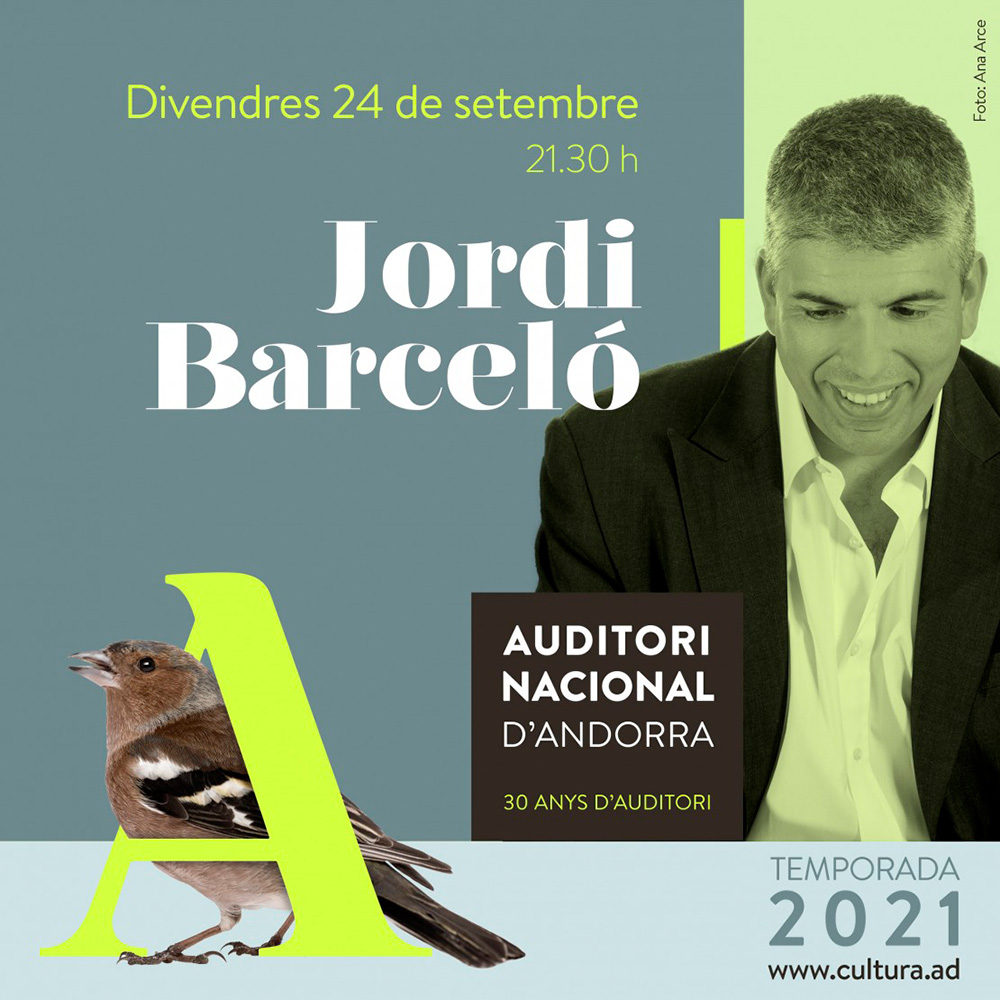 Jordi Barceló a l’Auditori Nacional d'Andorra · Temporada 2021