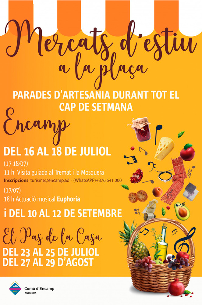 Mercats d'estiu a la plaça – Encamp