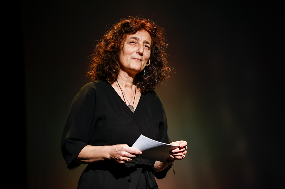 Cristina Orduña al homenatge en honor a Àlex Lliteras