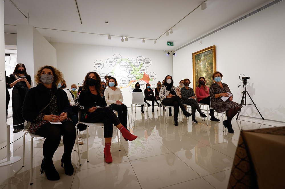 Públic al Museu Carmen Thyssen