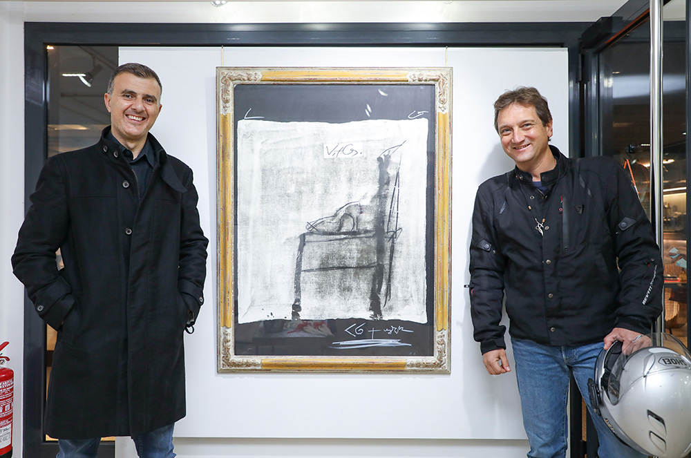 Convidats a l'aniversari de la galeria Art Al Set