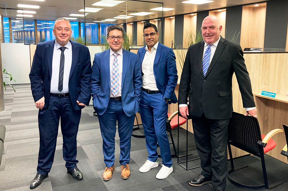 Toni Balsells i el seu equip a Assegur