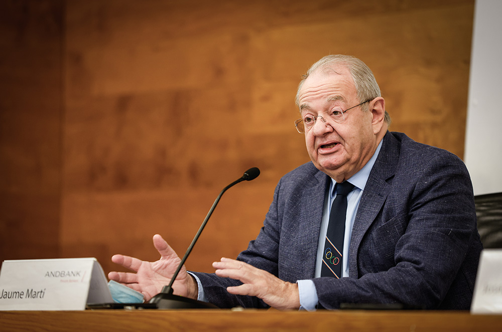 Jaume Martí a la seu d'Andbank