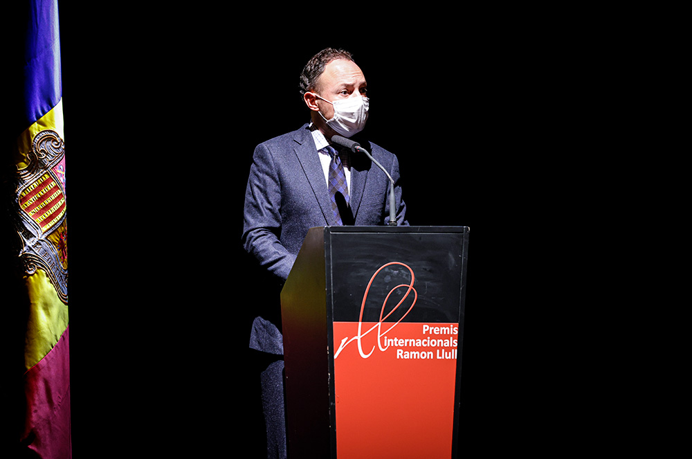 Xavier Espot als Premis Ramon Llull 2021