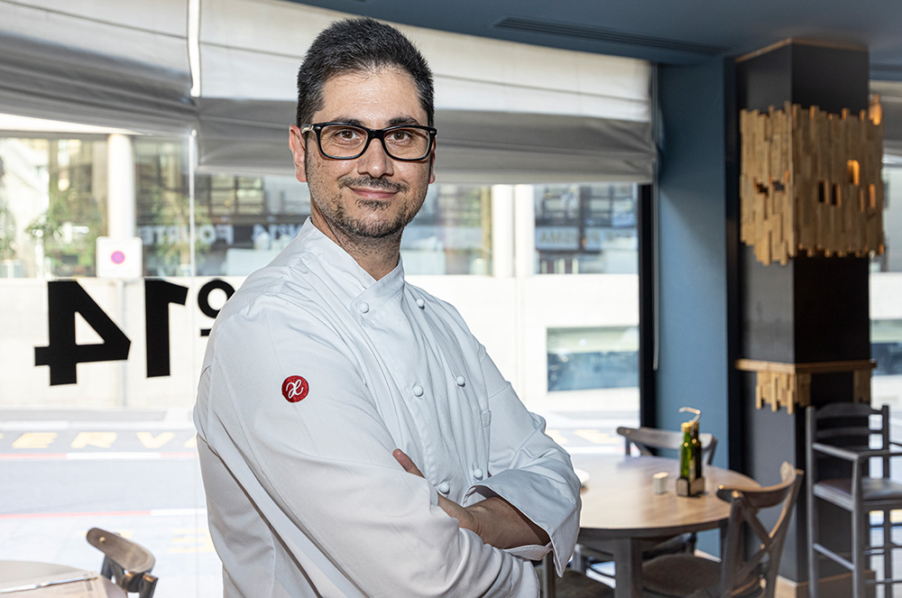 Antonio Muñoz del restaurant Fourteen by EXE Prisma