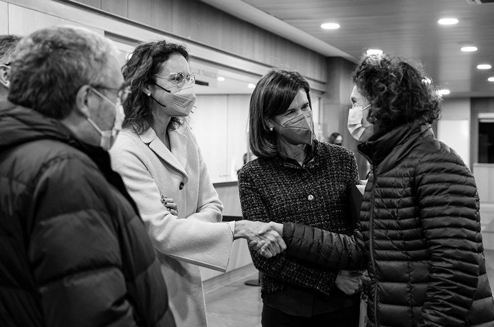 Autoritats presents a la conferència de Federica Mogherini