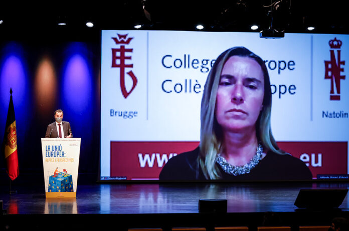 Conferència de Federica Mogherini