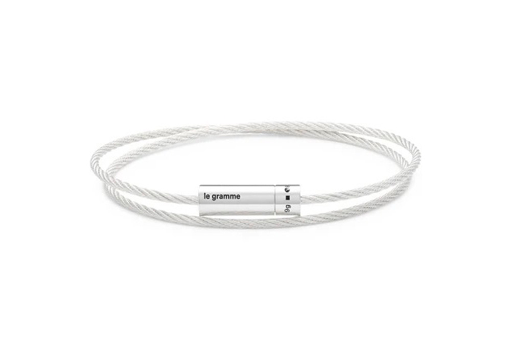 Double Turn Cable Bracelet Le 9g, de Le Gramme