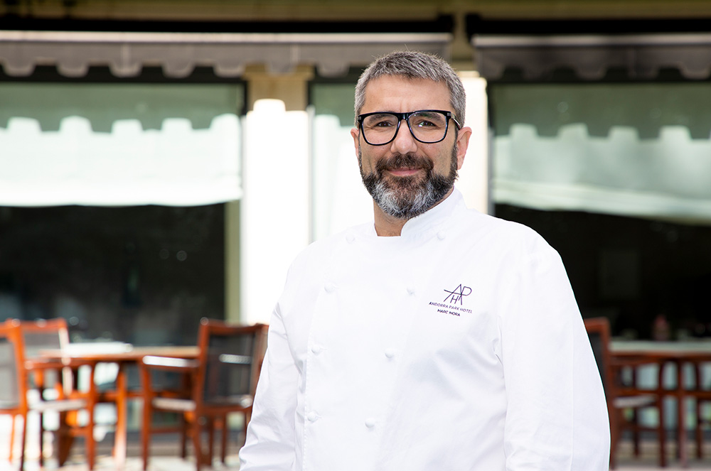 Marc Mora del restaurant la Pèrgola de l'Andorra Park Hotel