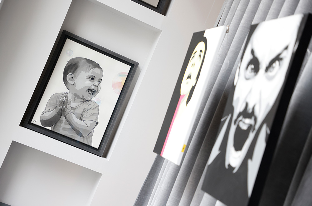 Quadres de l'artista Ewelina Więcław