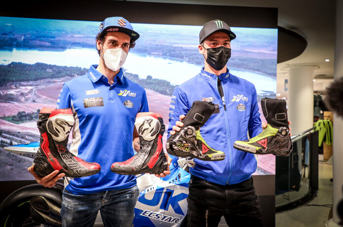 Àlex Rins i Joan Mir a Pyrénées Andorra