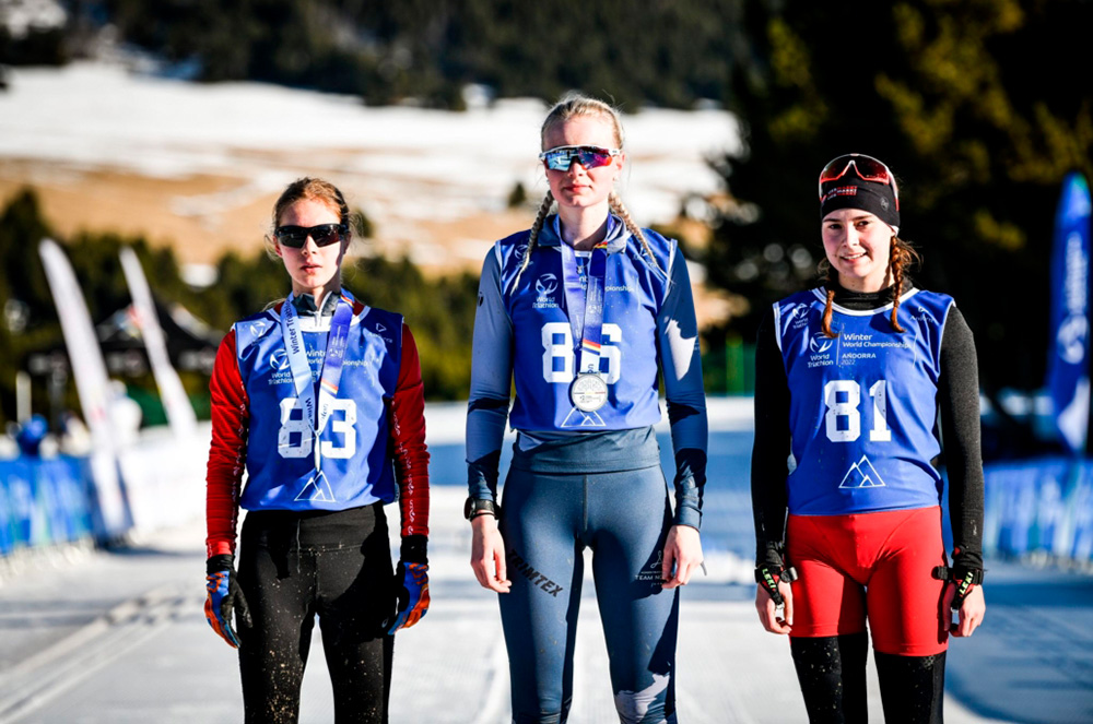guanyadores femenines World Triathlon Winter Championships Andorra