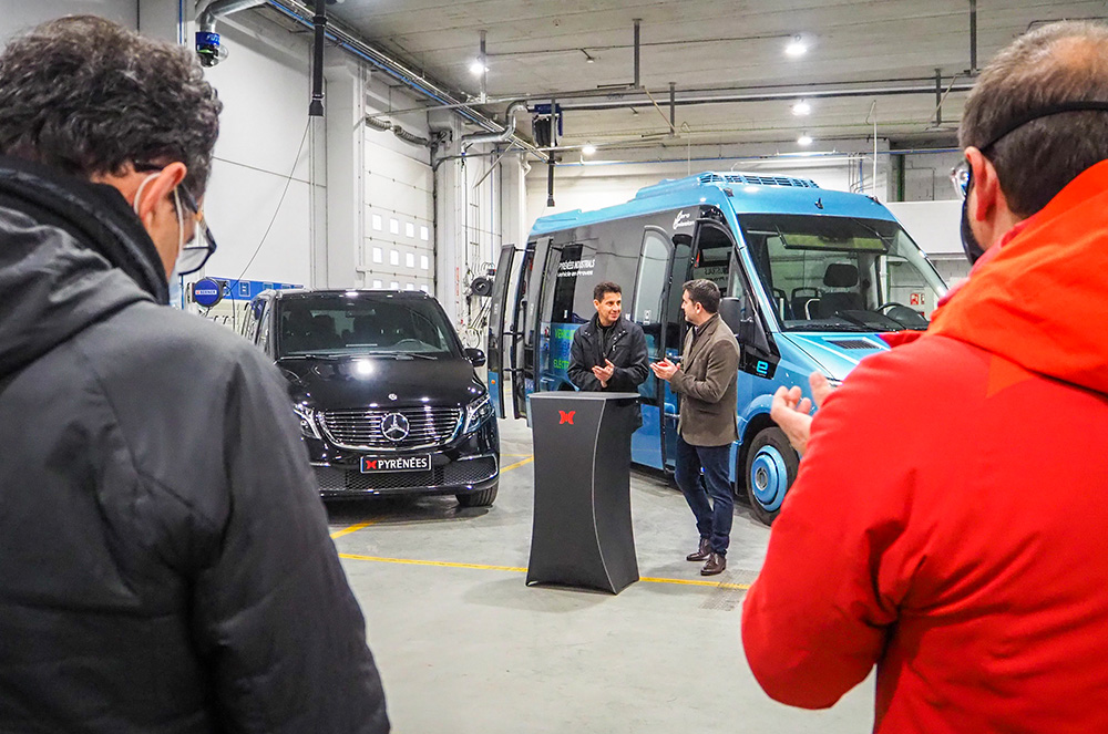 Presentació del microbús elèctric eUrban a Pyrénées Industrials