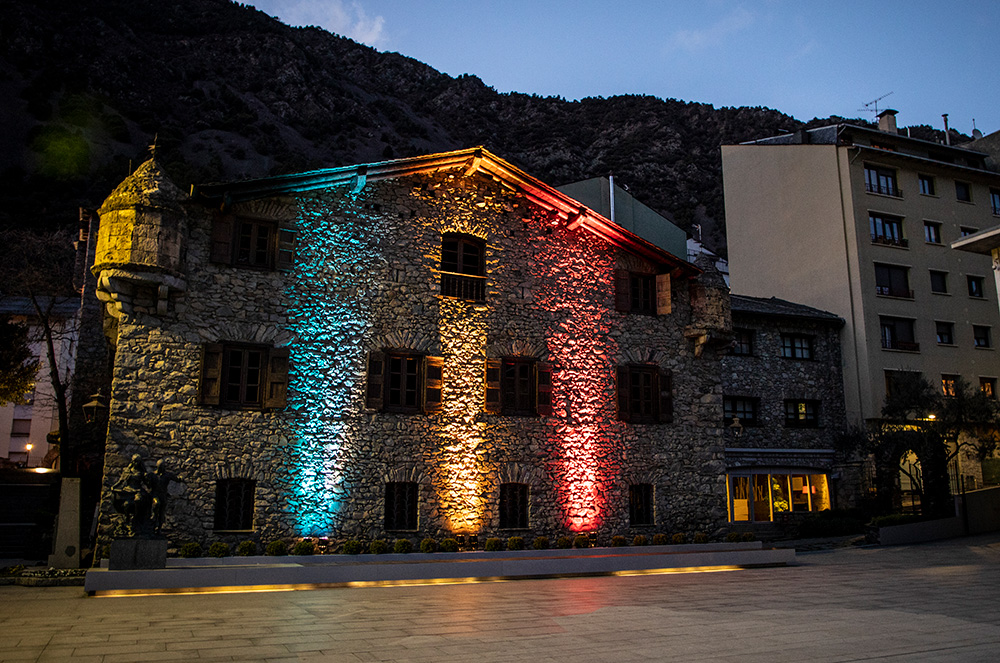 Casa de la Vall el Dia de la Constitució