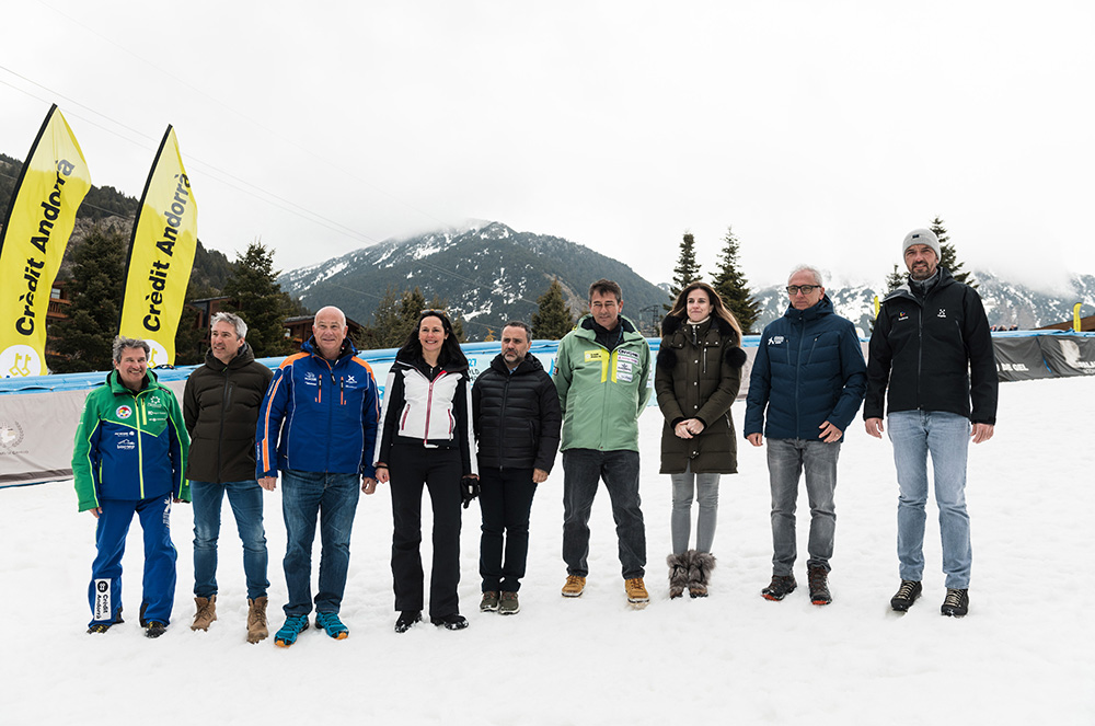 Autoritats a la Copa d'Europa d'Esquí