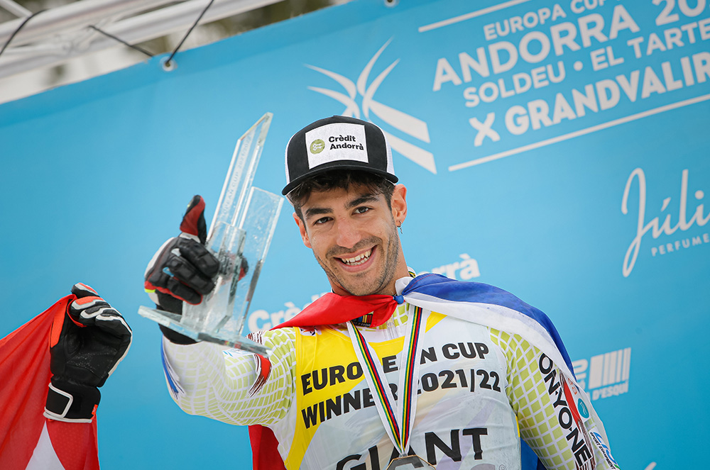 Joan Verdú a la copa d'europa d'esquí