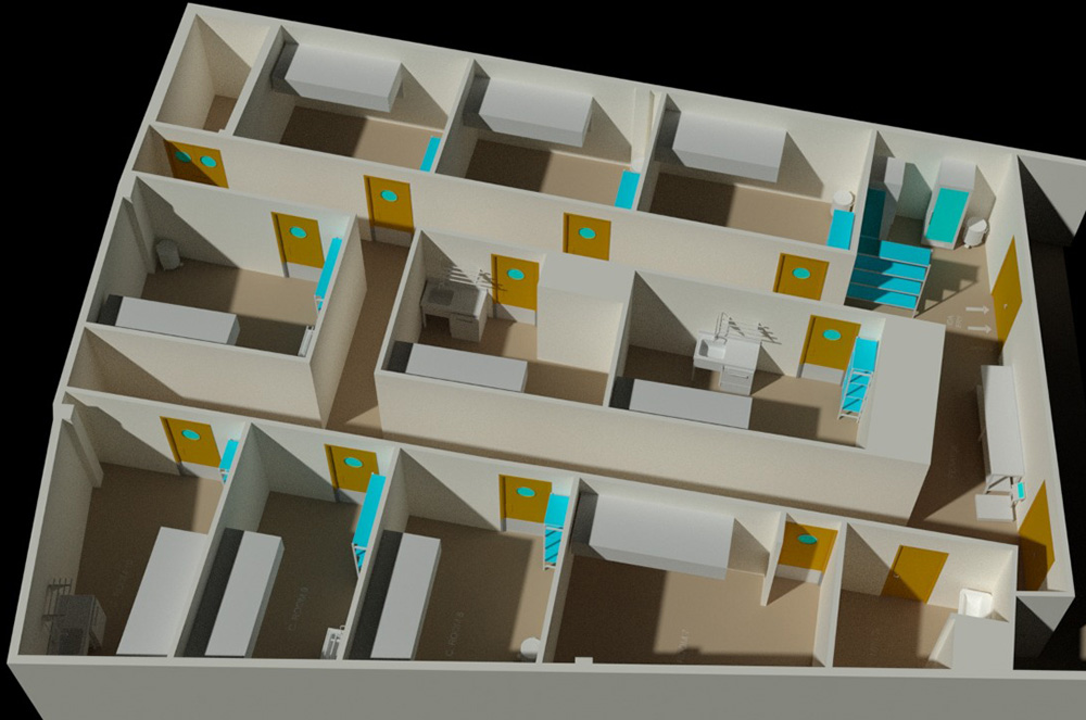 Diagrama de les instal·lacions de Food Factory