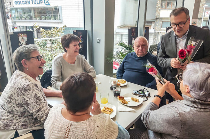 Sant Jordi a la llar de jubilats d'escaldes-engordany