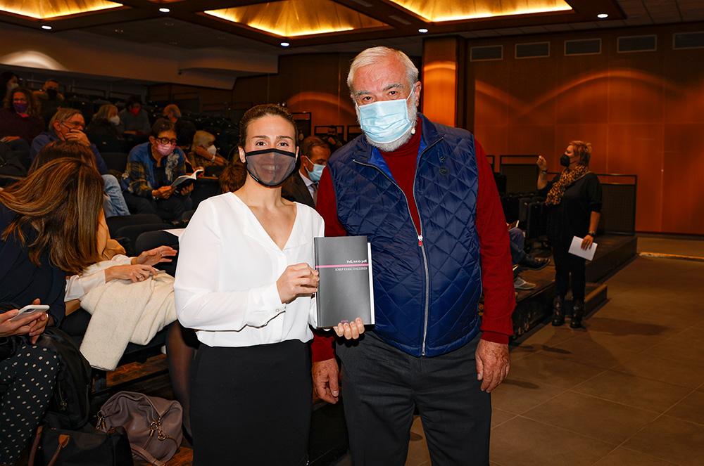 Josep Dallerès i la cònsol major Laura Mas