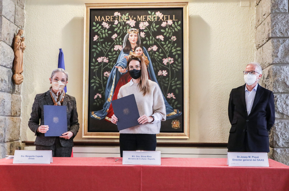 Cessió de la pintura de margarida cepeda