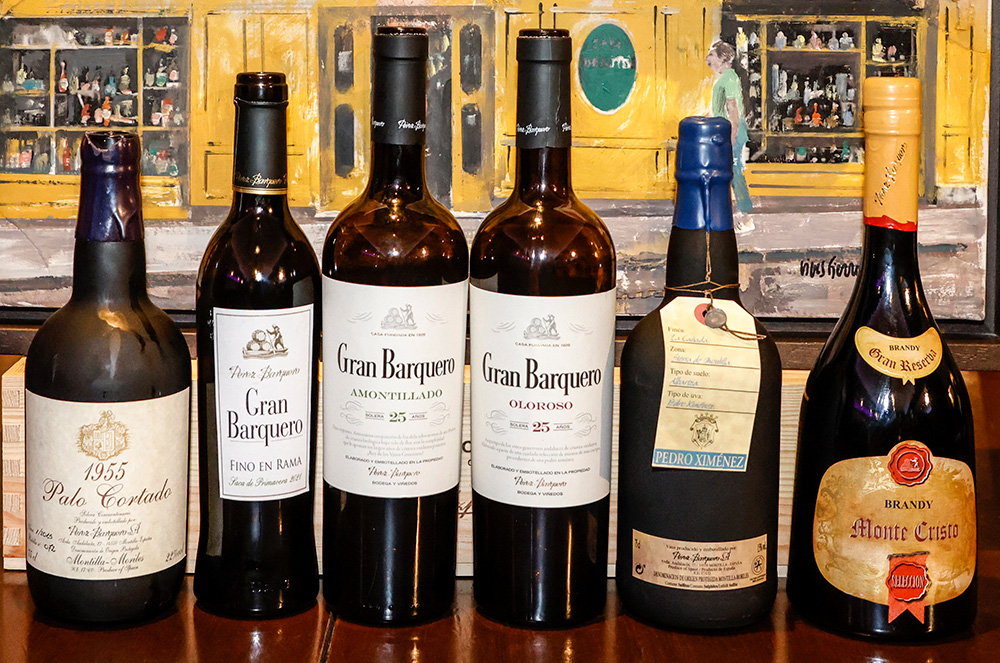 Gamma de vins de Pérez Barquero