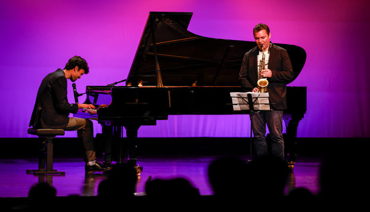 Kic Barroc i Baptiste Herbin a l'Andorra Sax Fest