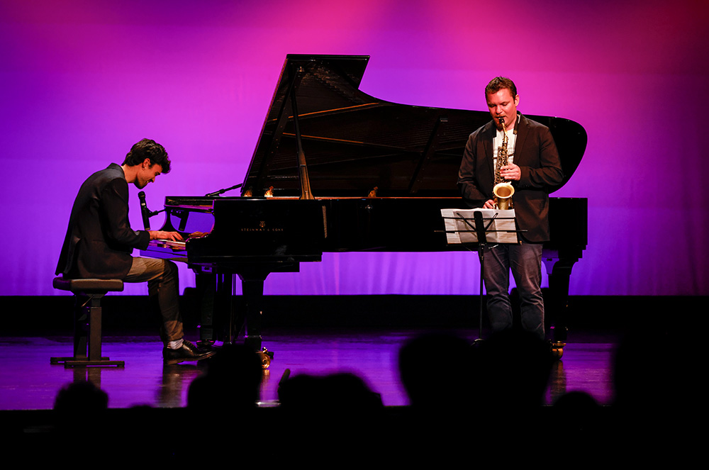 Kic Barroc i Baptiste Herbin a l'Andorra Sax Fest