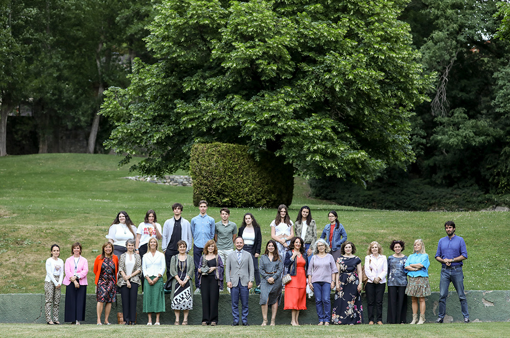 Laura Gonzalvo amb el Premi Carlemany 2021