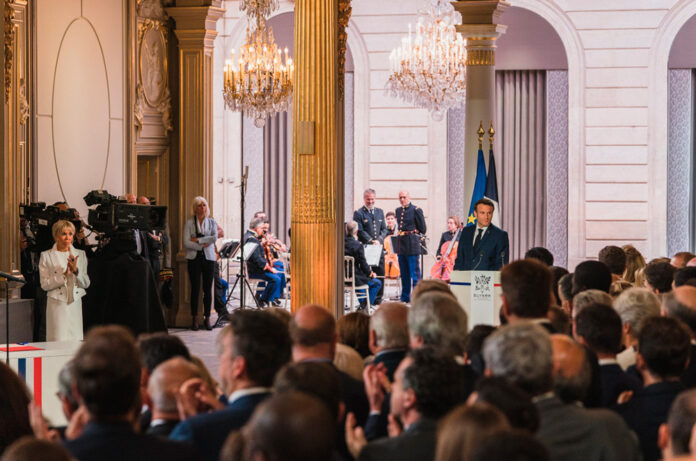 Emmanuel Macron a l'Elisi