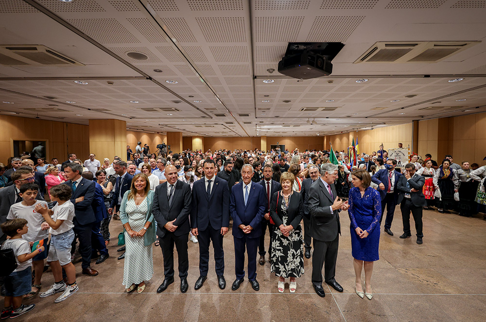 Les autoritats i el president de portugal