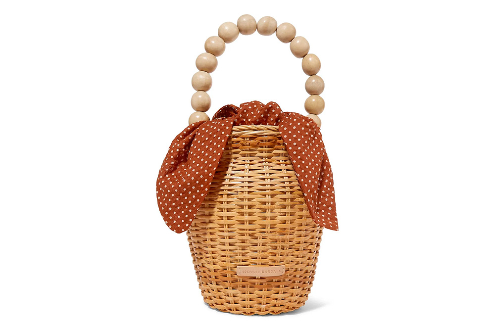 Bossa de mà de ràfia. NET A PORTER.