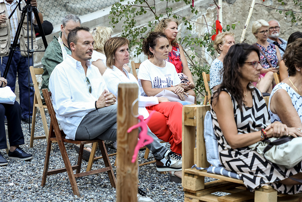 Autoritats a l'Espectacle Electro Pentagrama de la Fundació ONCA