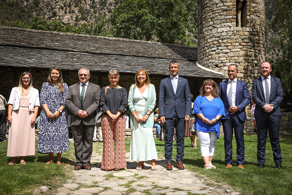 Autoritats d'andorra la vella a la Festa Major de Santa Coloma