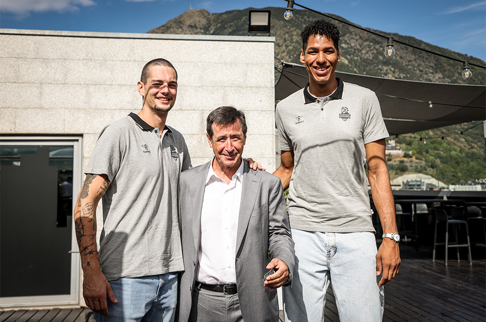 Roda de premsa de jugadors del MoraBanc Andorra
