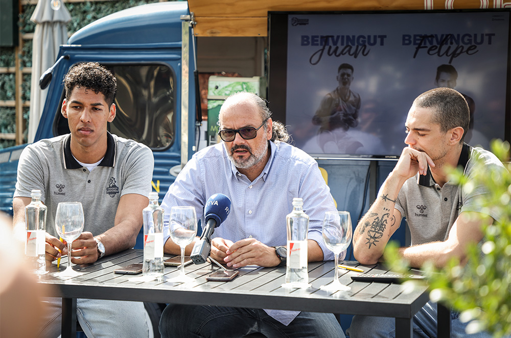 Roda de premsa de jugadors del MoraBanc Andorra