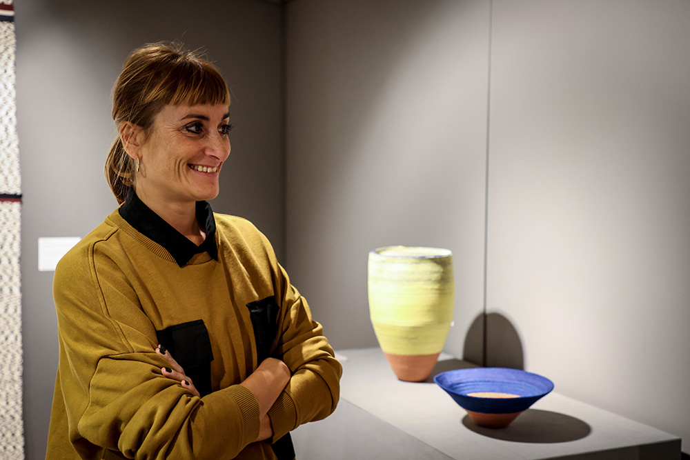 Mònica Vega en ferro i de fang al CAEE