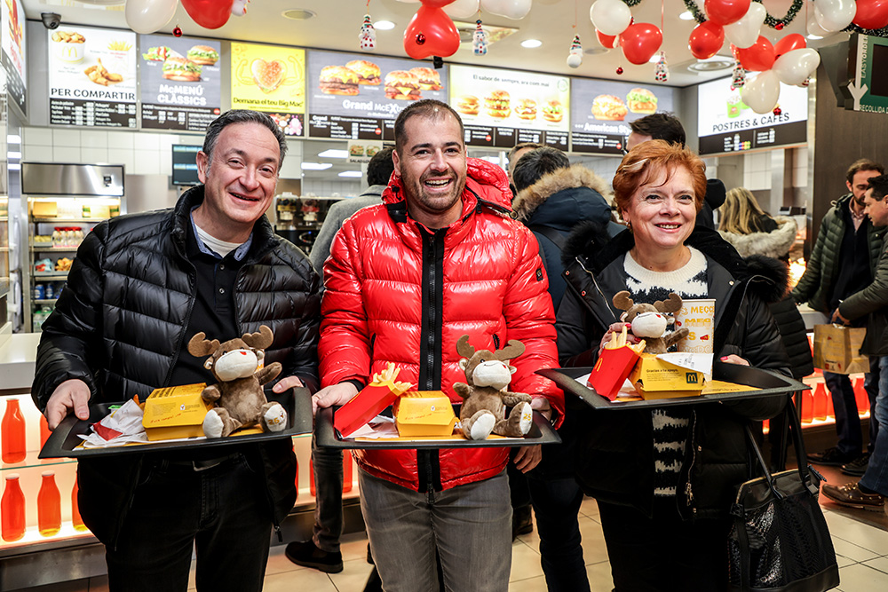 Consellers d'Encamp a McDonald's