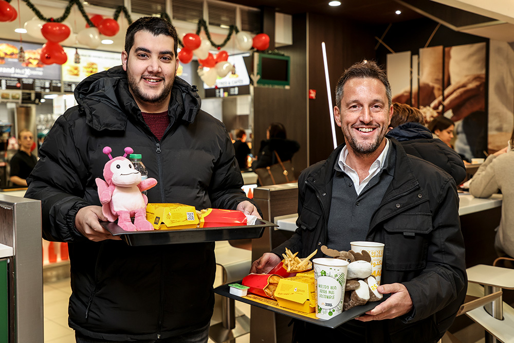 Representants del PS a McDonald's