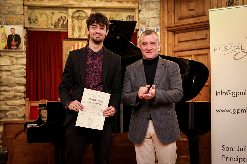 El català Miquel Muñiz triomfa al Gran Premi Musical Lauredià